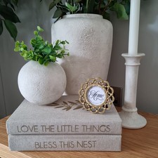 Rustic Stone Effect Large Vase