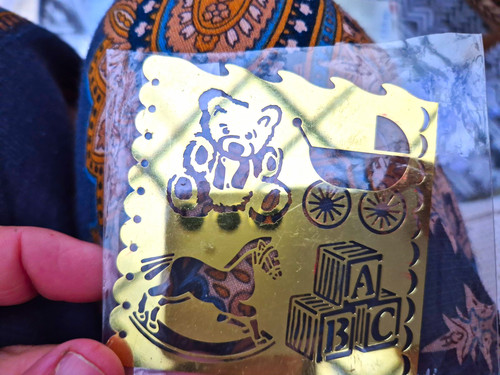 Brass embossing - brass,
