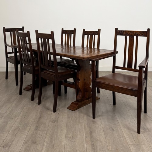 Antique georgian oak - oak, refectory