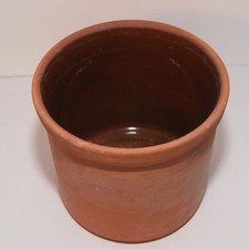 Terracotta Plant Pots with Glazed inner - Round Flower Garden Vase