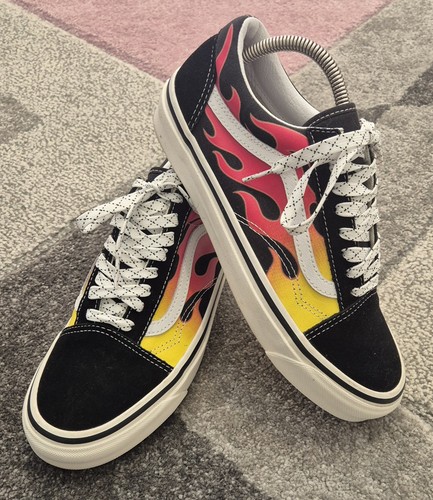Vans old skool black - old, flame