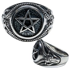 Baphomet Pentagram Goat Head