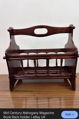 Mid century mahogany - mahogany, magazine