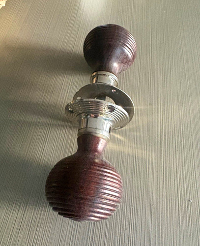 Victorian beehive door - door, knobs