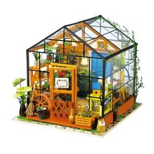 Rolife Cathy's Flower House Greenhouse 1:24 DIY Miniature Dollhouse