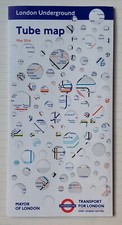 LONDON UNDERGROUND TUBE MAP May 2014 TFL Transport for London Railway Trains LUL