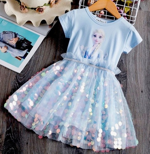 Girls elsa frozen sequins - elsa,