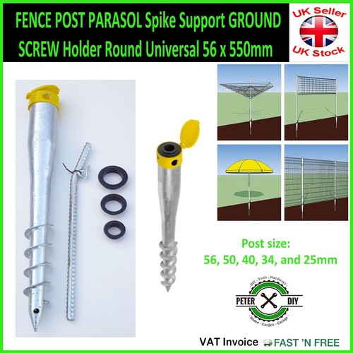 Fence post parasol spike - fence,