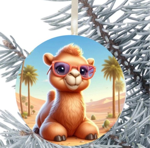 Camel hanging bauble gift - camel,