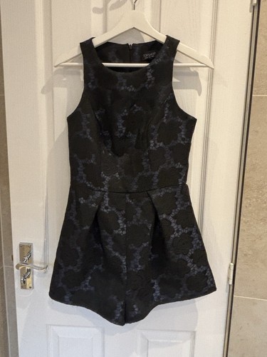 Top shop playsuit navy - top,