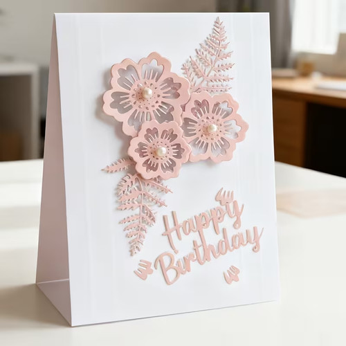 Floral flowers ferns themed - flowers,