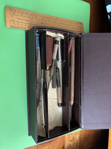 Pen box desk - pen, finds