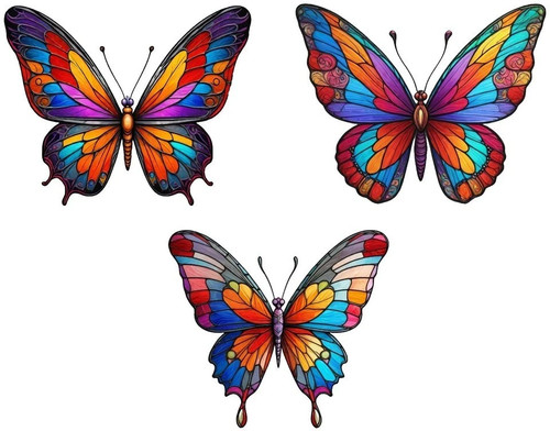 3pcs dtf butterfly - 3pcs, &