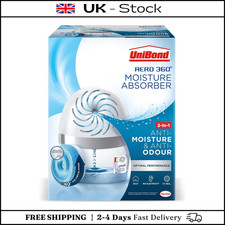 UniBond AERO 360º Moisture Absorber, 1 Device incl. 1 Refill Tab 450g