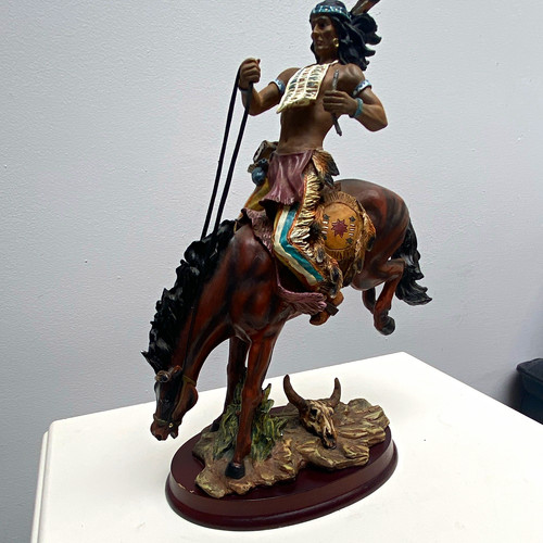 Native american horse rider - native,