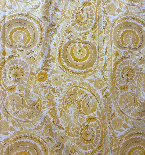 Pottery barn yellow paisley - pottery,
