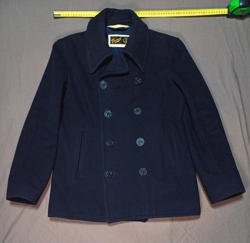 Men gloverall coat - black, wool