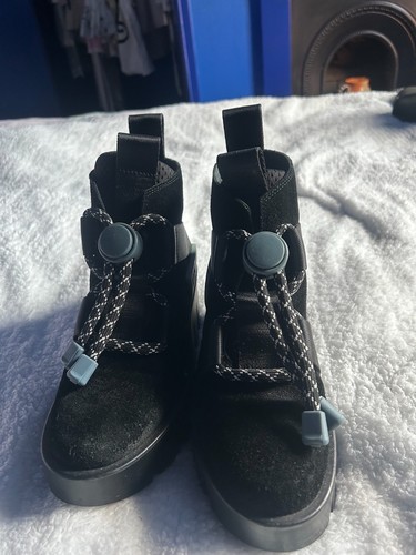 United nude black - black, suede