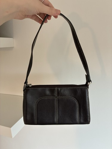 Brown leather mini - brown,