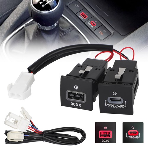 Usb car fast charger qc3 - usb, &
