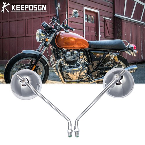 Chrome side mirrors - chrome, 3"