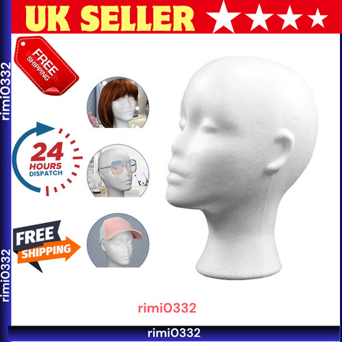 Polystyrene foam head dummy - polystyrene,