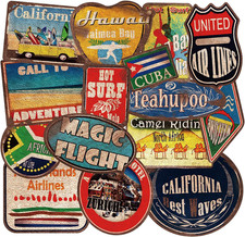 36 Large Retro Travel
