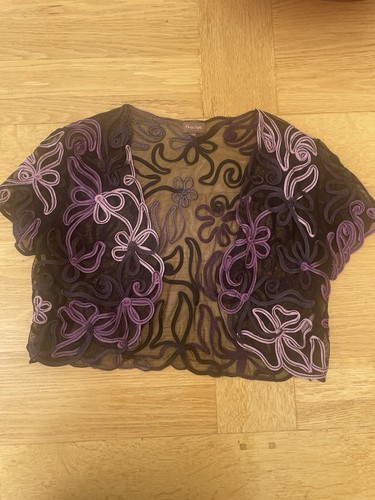 Black and purple swirl pattern - black,