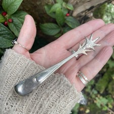 Antique Silver Alter Tongs 1800s Victorian For Herbs Charcoal Wicca Witchcraft