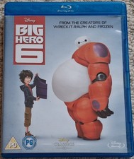 BIG HERO 6 BLU-RAY DISNEY 