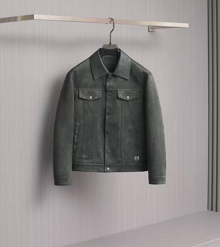 Jacket loro piana men suede - men's,