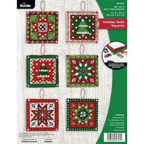 Bucilla felt ornaments - felt,