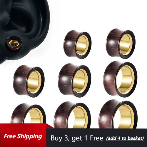2pcs double flared - flared, wood