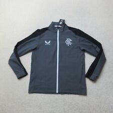 Glasgow Rangers Track Jacket Womens UK 10 Full Zip Football Castore EU 38 NWT