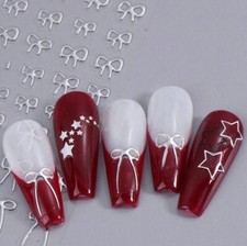 NAIL ART NAIL STICKERS SILVER