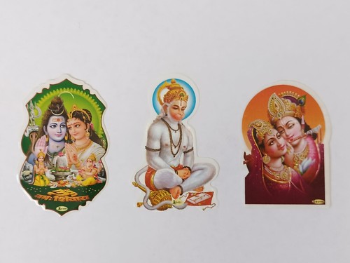 Window hindu god small - hindu, sticker