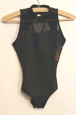 Plume High Neck Black Womens