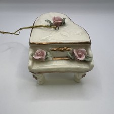 WHITE PORCELAIN BABY GRAND