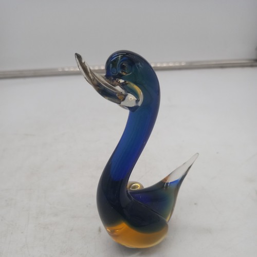 Vintage murano glass duck swan - vintage,