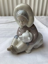 Lladro Inuit / Eskimo Boy