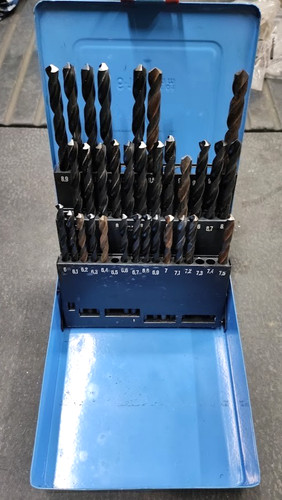 Drill set lathe metalwork