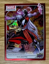 2023 Upper Deck Marvel Platinum Red Rainbow MALEKITH #136 Mint Card!