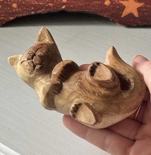 Hand carved wooden sleeping - hand,