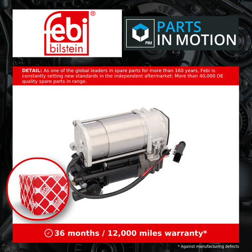 Air suspension compressor fits - air,