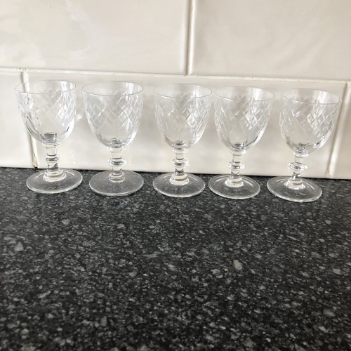 Vintage set lead crystal - of,