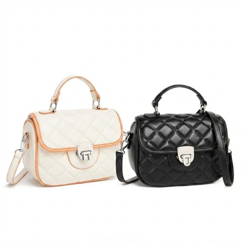 Quilted leather crossbody - quilted,