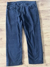 GANT Dark Blue Jason Corduroy Jeans Size W40 L32, Normal Waist,regular Fit(bg8)