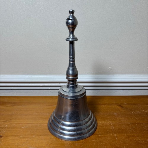 Large aluminium hand bell 29cm - large,