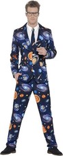 Mens Blue Space Suit