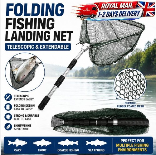 Collapsible fishing landing - collapsible,